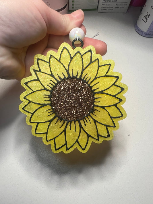 Sunflower Car Freshie