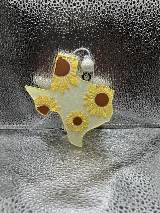 Texas Sunflower Car Freshie
