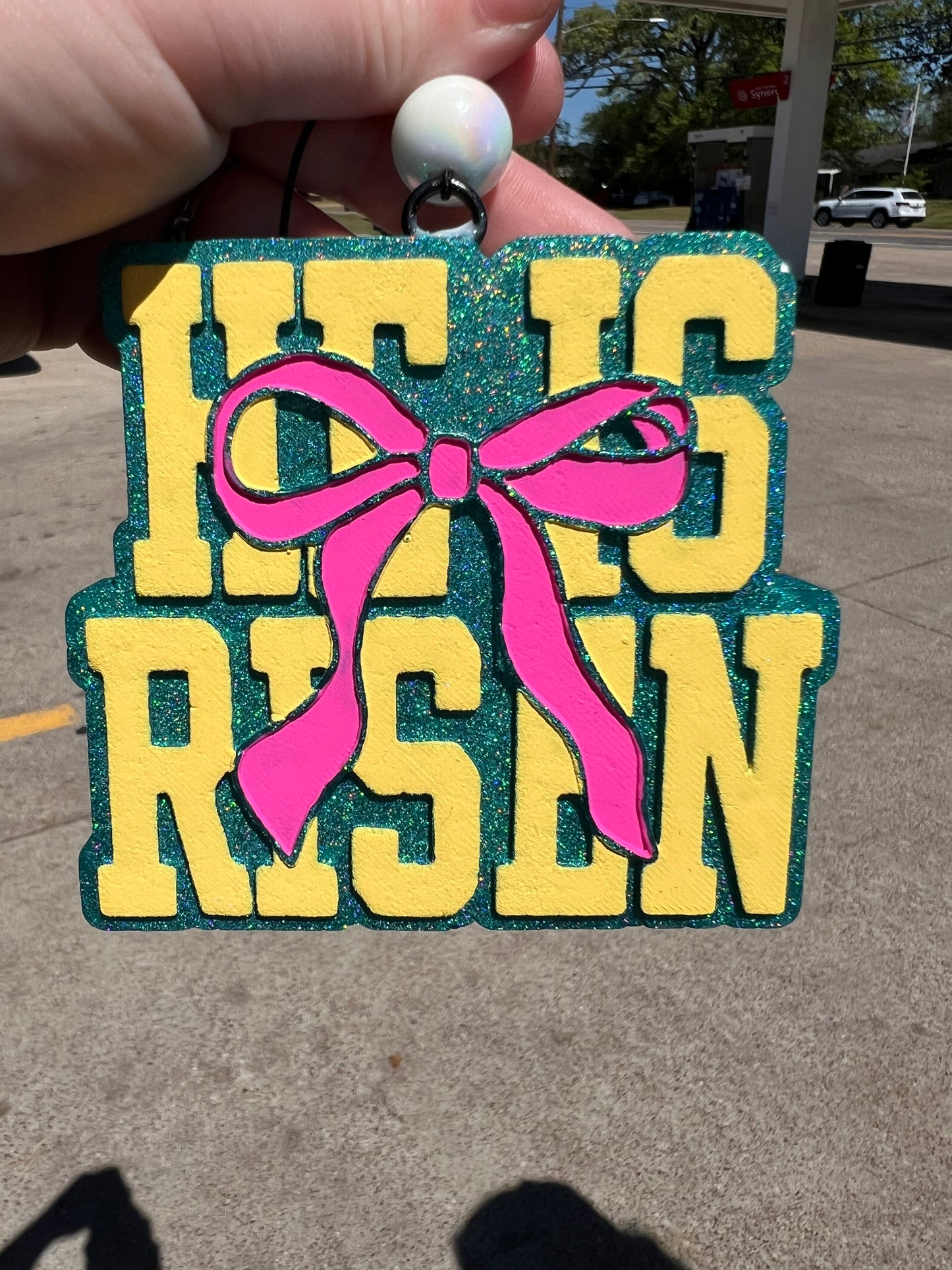 He is Risen Car Freshie