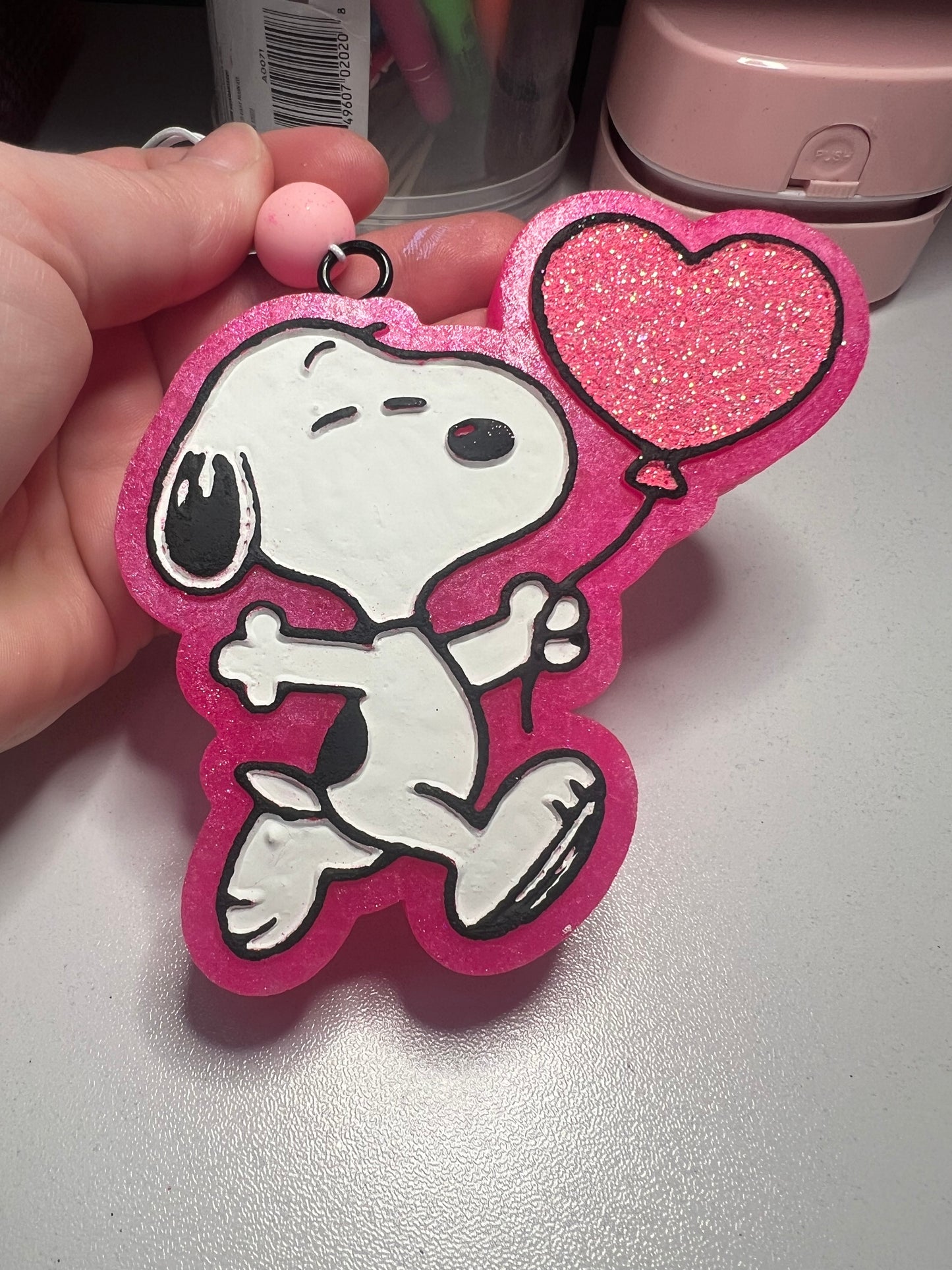 Snoopy w/heart Car Freshie