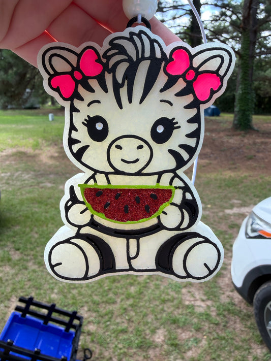 Zebra w/Watermelon Freshie