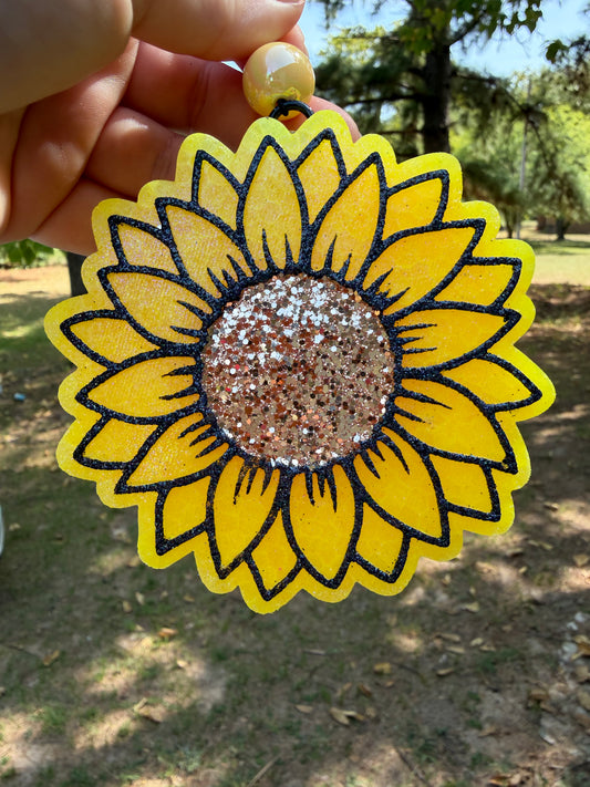 Sunflower Car Freshie