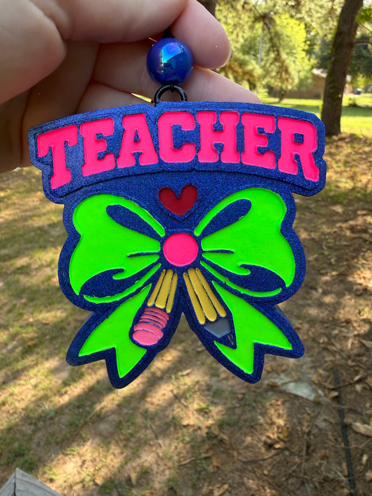 Teacher with Bow Freshie