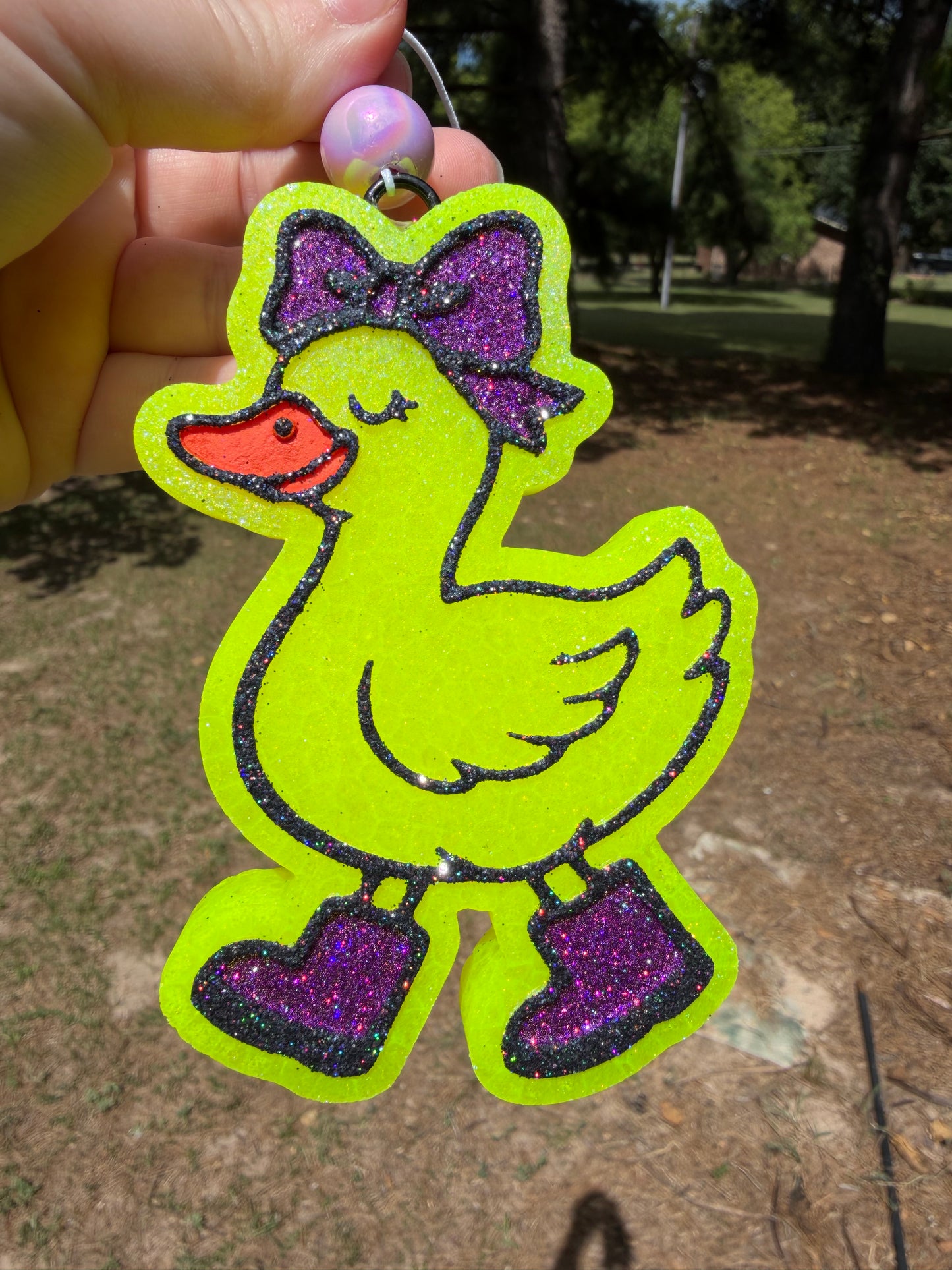 Duck w/ Bow & Rain boots Freshie