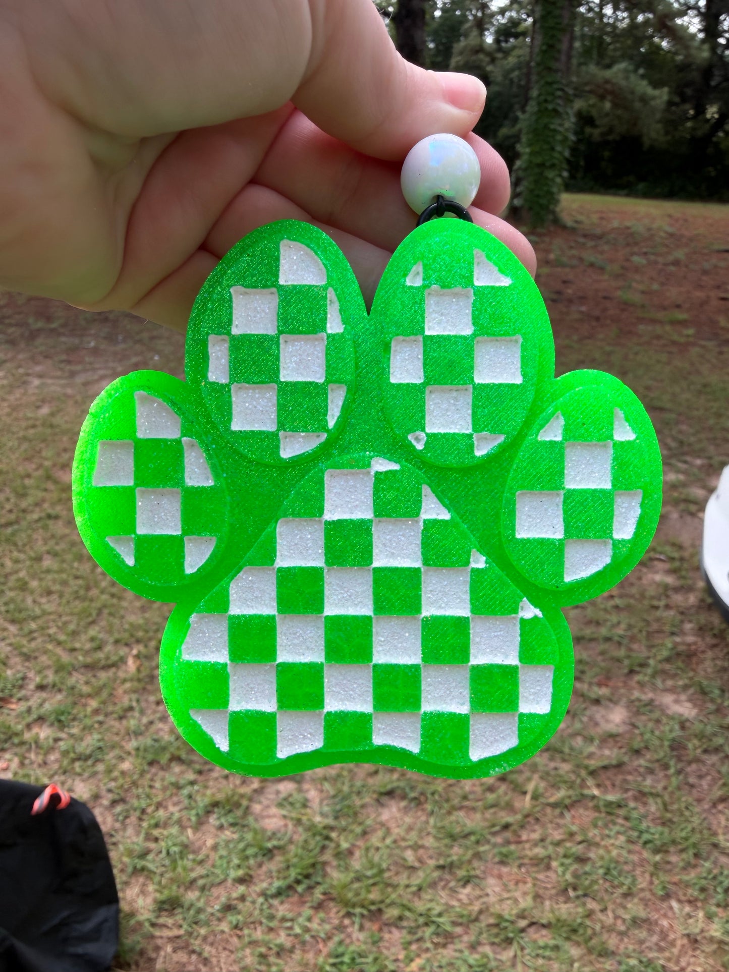 Checker Paw Car Freshie