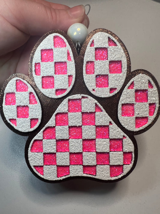 Checker Paw Car Freshie