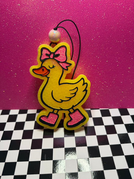 Duck w/ Bow & Rain boots Freshie