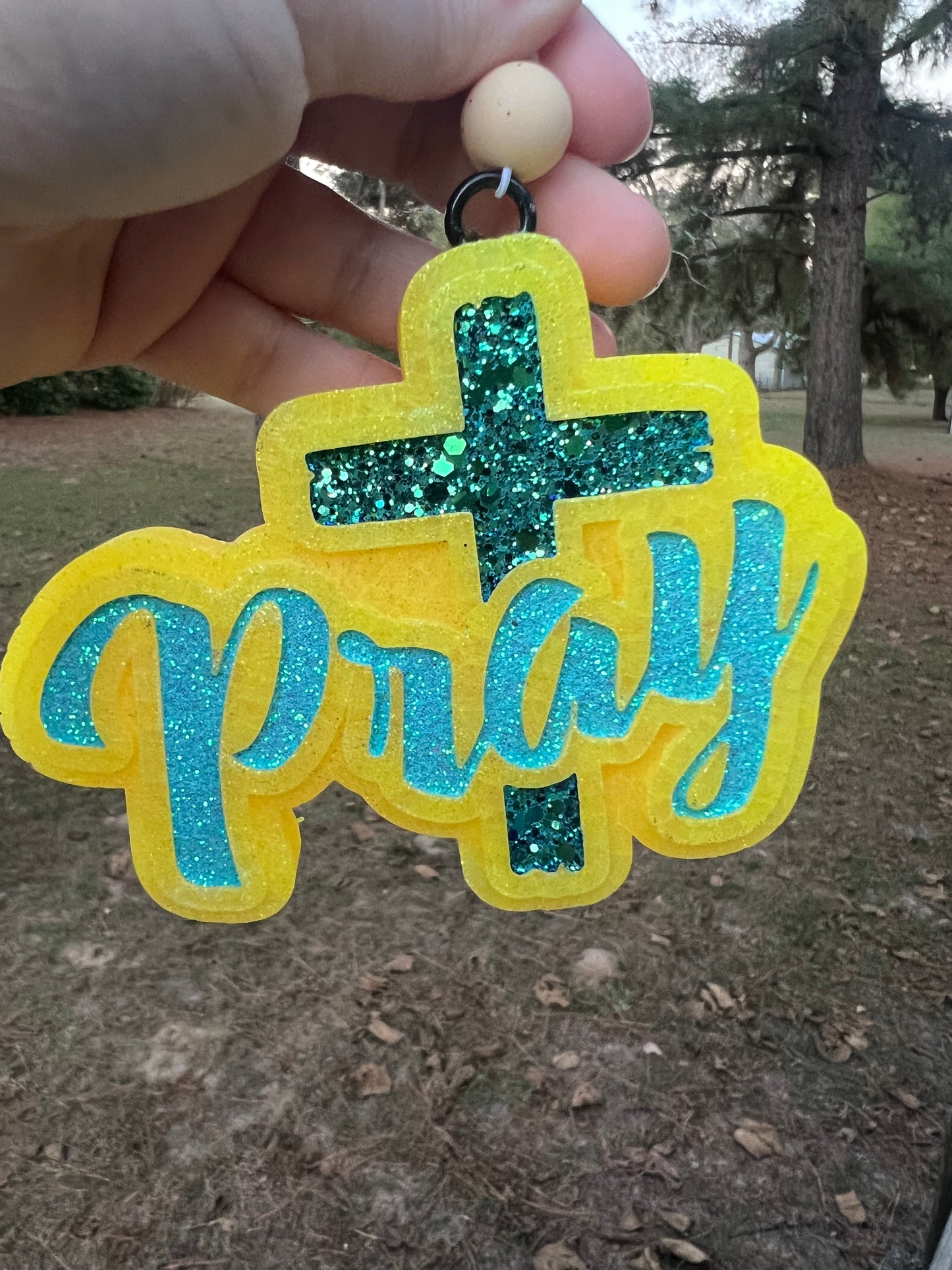 Pray w/Cross Car Freshie
