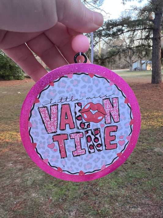 Valentine Cardstock Car Freshie