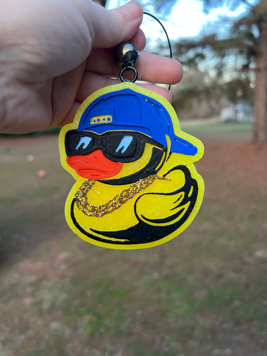 Duck w/Chain Car Freshie