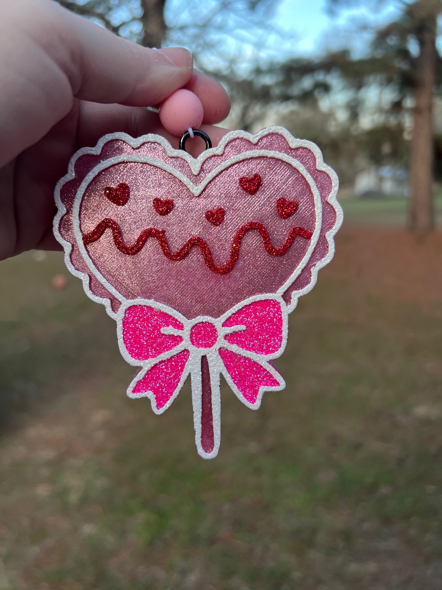 Heart Lollipop Car Freshie