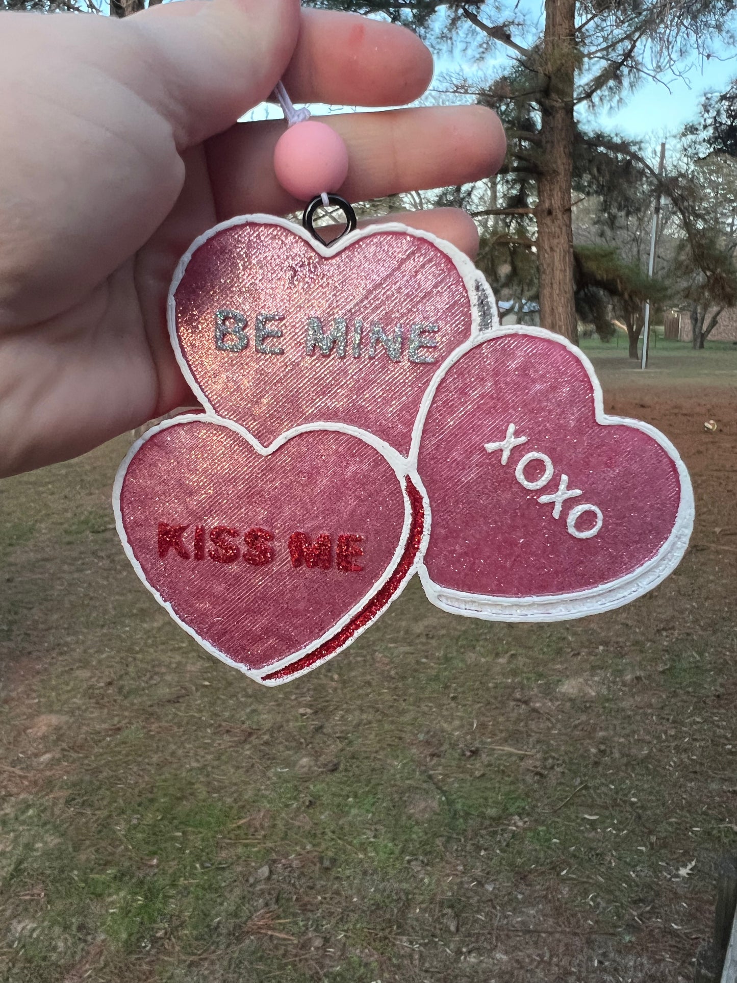 Valentine Heart Convo Car Freshie